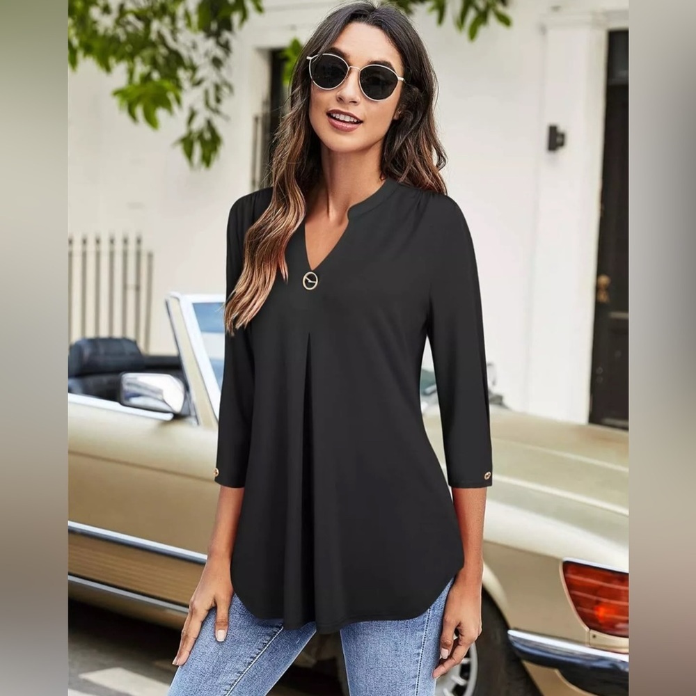 NWT - VALOLIA -‎ V Neck Tunic